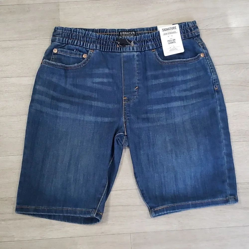 NWT Boys Signature Levi's GOLD Pull-On Shorts Sz XL